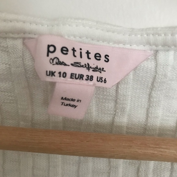 White Ruffle-Lined Crop Top - Picture 3 of 3